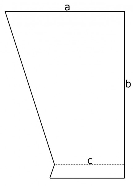 Elaine 3/4 Arm Zeichnung